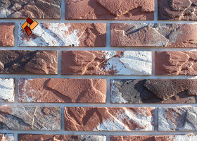 Manufactured facing stone Dutch Brick  026