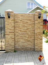 Декоративный искусственный облицовочный камень "Карельский сланец" - облицовка фасадов загородных домов