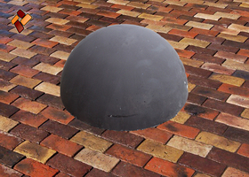 Элемент ландшафтного декора "Полусфера бетонная"