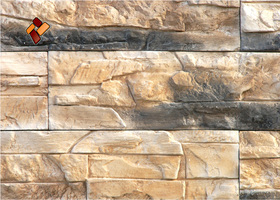 Manufactured facing stone veneer Rock Ledge 04