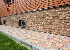 Декоративный камень в Казани - "Альпийский сланец" артикул 014 (фасадные работы)